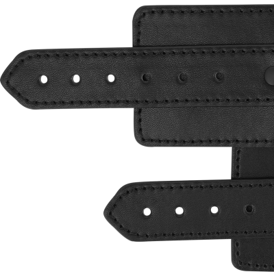 Intense Fetish Vegan Leather Handcuffs - image 4