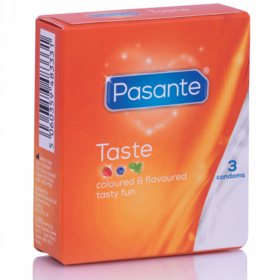 Pasante Taste Flavoured Condoms 3 Units
