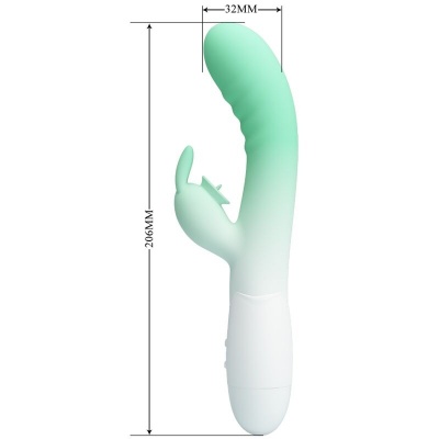 Pretty Love Cerberus Rabbit Vibrator 30 Functions Green - image 6