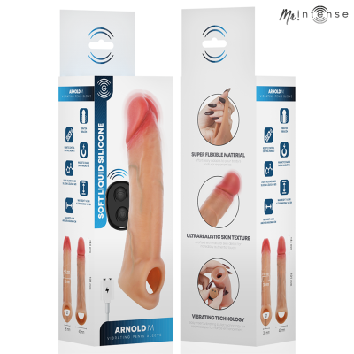 Mr Intense - Arnold M Vibrator Silicone Penis Sleeve With Remote Contr - image 8
