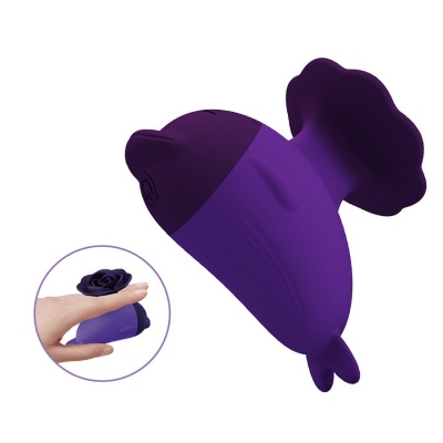 Pretty Love - Dolphin Mini Vibrator With Clip - image 6