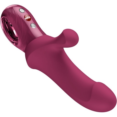 Fun Factory Bi Stronic Curve Thrusting Rabbit - Wine Red - image 2