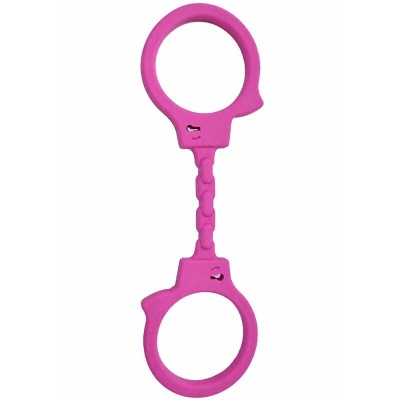 DIVERTY SEX Diablo Picante - Silicone Handcuffs Fuchsia - image 1