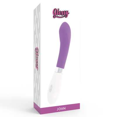 Glossy John Vibrator Purple - image 7