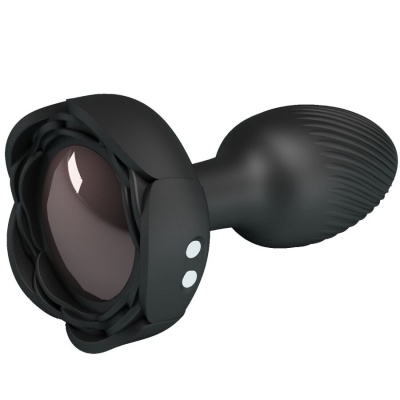 Pretty Love Olman LED Anal Plug Black 8.8CM - image 2