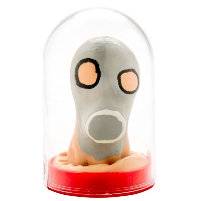 Condomerie Hand-Painted Novelty Condoms Gas Mask - image 1