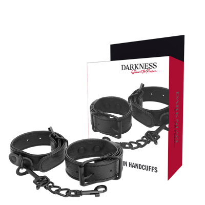 Darkness Textured Thin Handcuffs - image 1