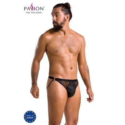 Passion 034 Open Slip Luke Black L/XL