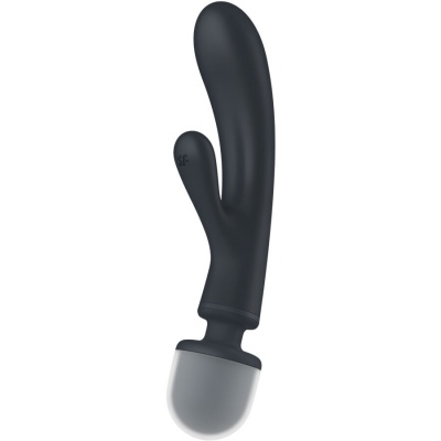 Satisfyer Triple Lover Rabbit Vibrator Grey