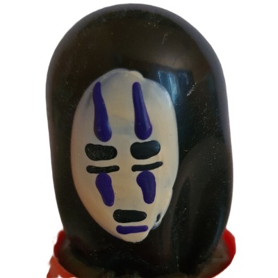 Condomerie Ghost Mask Black Hand-Painted Condom