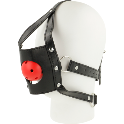 Ohmama Open Mouth Head Harness Black