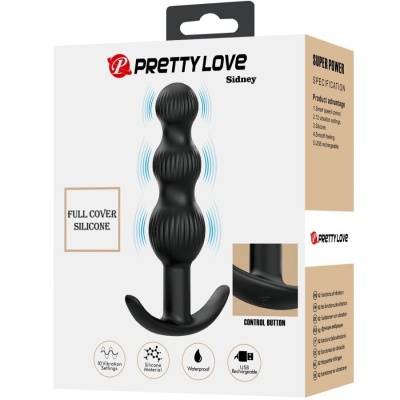 Pretty Love Sidney Anal Vibrator 10 Functions Black - image 10