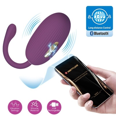 Pretty Love Doreen Purple Rechargeable Vibrating Egg