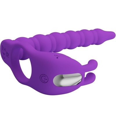 Pretty Love Blackney Penis Ring Vibrator Plug Lilac - image 3