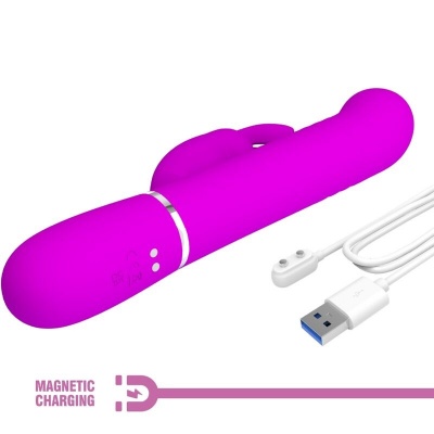 Pretty Love Coale Rabbit Vibrator Pearls Violet - image 9