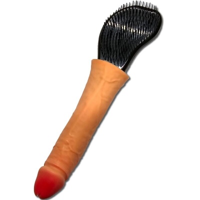 Diablo Picante Hair Brush with Penis Handle