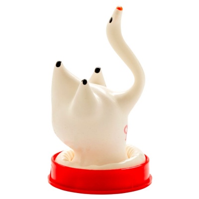 Condomerie Hand-Painted Novelty Condoms Swan - image 2