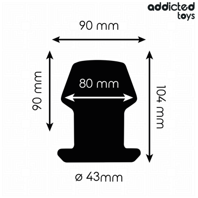 Addicted Toys Extreme Hollow Anal Plug L 10.4CM - image 4