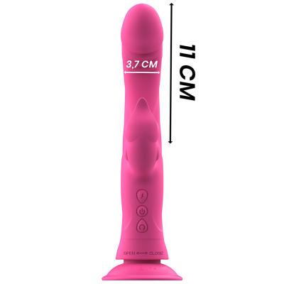 Intense Julio Rabbit Vibrator Pink Silicone - image 6