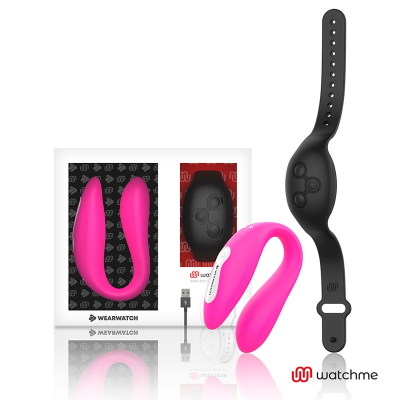 Wearwatch - Watchme Dual Technology Vibrator Fuchsia/azabache