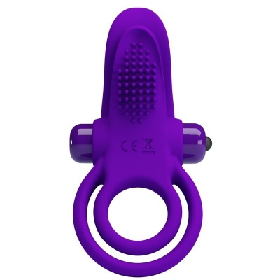 Pretty Love Purple Vibrating Penis Ring - image 2