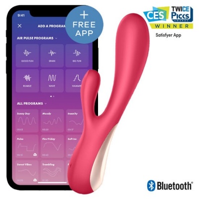 Satisfyer Mono Flex Red App-Controlled Vibrator