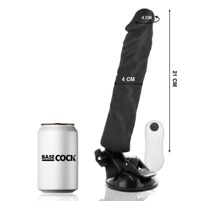 Basecock Realistic Vibrator Black 21 cm - image 2