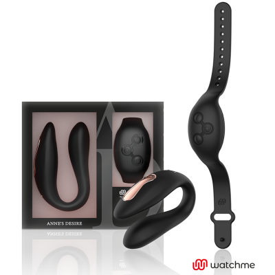 Anne's Desire Dual Pleasure Wireless Technology Watchme Black