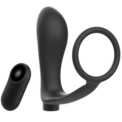 Addicted Toys Remote-Control Anal Plug Cock Ring