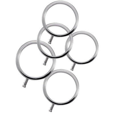 ElectraStim Electrarings Metal Penis Rings Pack of 5