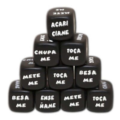 Diablo Picante Black Action Dice (25mm)