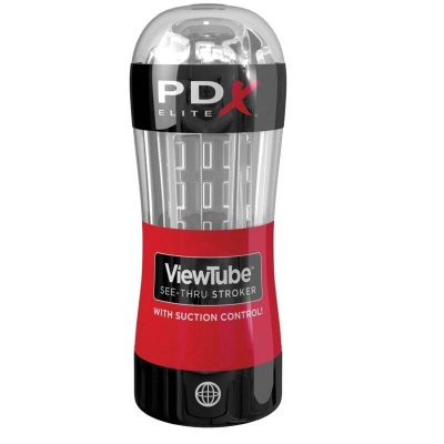 PDX Elite Stroker ViewTube Control Suction Clear - image 2