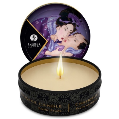 Shunga Mini Caress Exotic Fruits Massage Candle 30ml Shunga Mini Caress Exotic Fruits Massage Candle 30ml