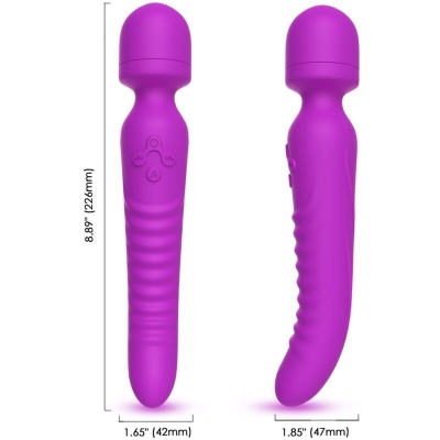 Armony Mission Heat Massager Vibrator Purple - image 2