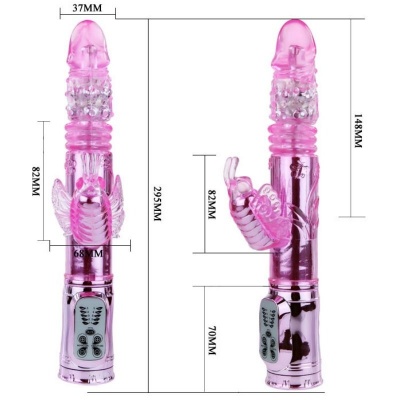 Baile Rechargeable Rabbit Throbbing Butterfly - image 6
