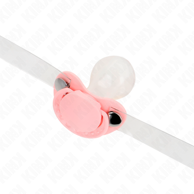 Kink Pink Pacifier Gag, 5.5cm, Adjustable 43-60cm - image 4