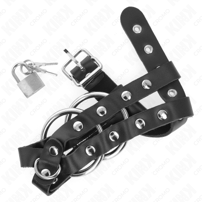 Kink Adjustable Penis Cage with Lock - image 3