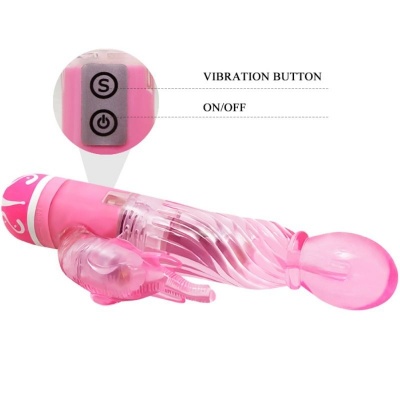 Baile Multispeed Vibrator With Pink Stimulator - image 7