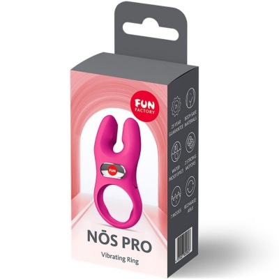 Fun Factory NŌS Pro Vibrating Cock Ring Magenta - image 7