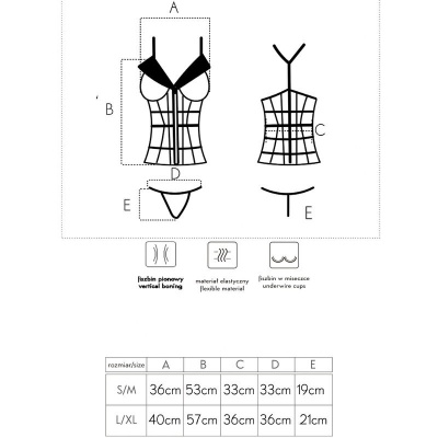 Livco Corsetti Laura Corset Set S/M - image 6
