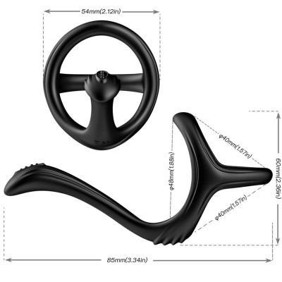 Armony Treasure Double Anal Ring Black - image 2