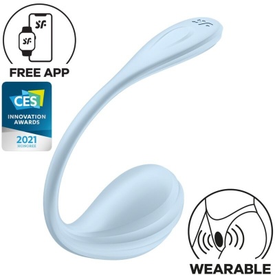 Satisfyer Smooth Petal G-Point Stimulator Sky Blue