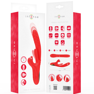 Intense Rosalia 3-in-1 Multifunction Vibrator - Red - image 8