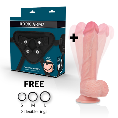 Rock Army Hawk Rotator Vibrator Silicone 22CM - image 2