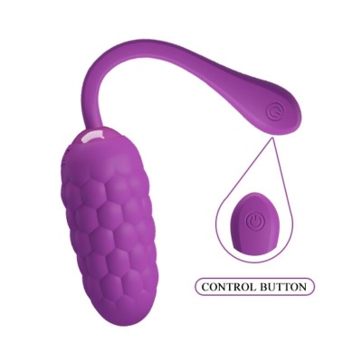 Pretty Love Purple Vibrating Egg Marine Texture Rechargeable - image 8