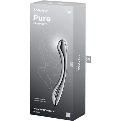 Satisfyer Pure Gravity 1 Stainless Steel Dildo - image 5