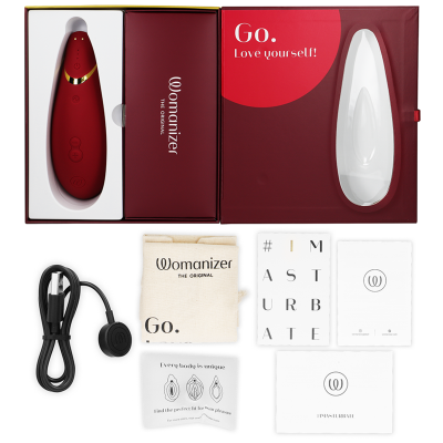 Womanizer Premium 2 Clitoral Stimulator Bordeaux - image 6