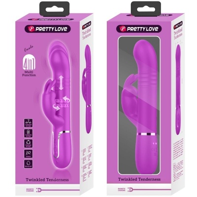 Pretty Love Coale Rabbit Vibrator Pearls Violet - image 10