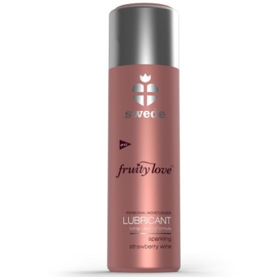SWEDE Fruity Love Lubricant Sparkling Strawberry Wine 100ML - image 2