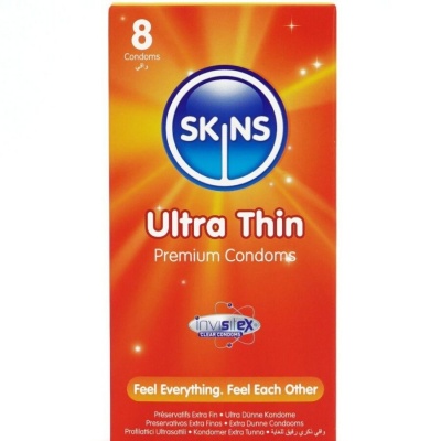 Skins Ultra Thin Premium Condoms Pack 8 - image 1